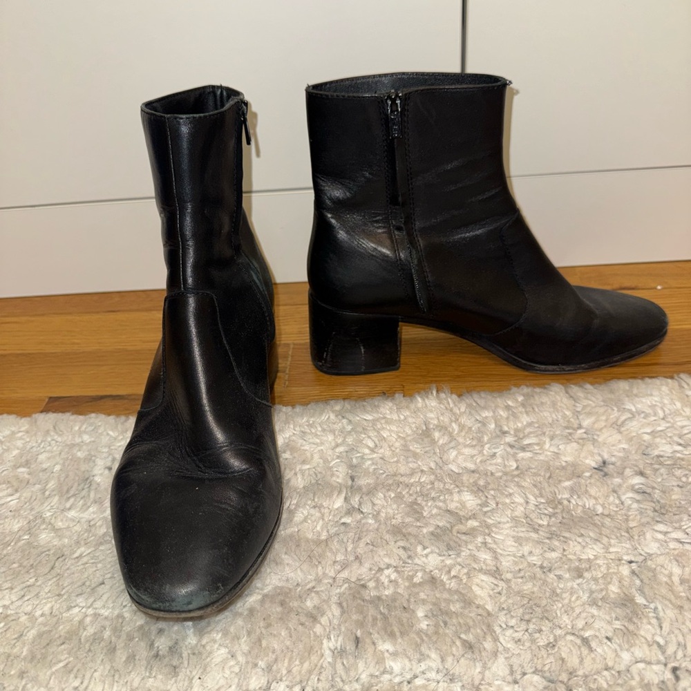 Loeffler Randall Black Heeled Boots